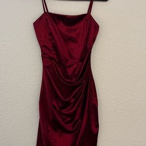 Windsor Burgundy Mini Dress